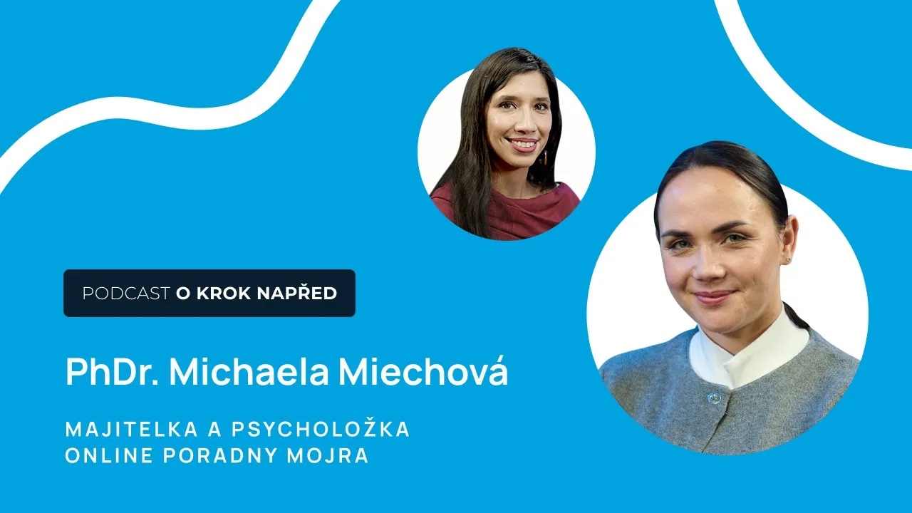 Podcast O krok napřed: Online terapie je stejně efektivní jako tváří v tvář. Jak funguje?