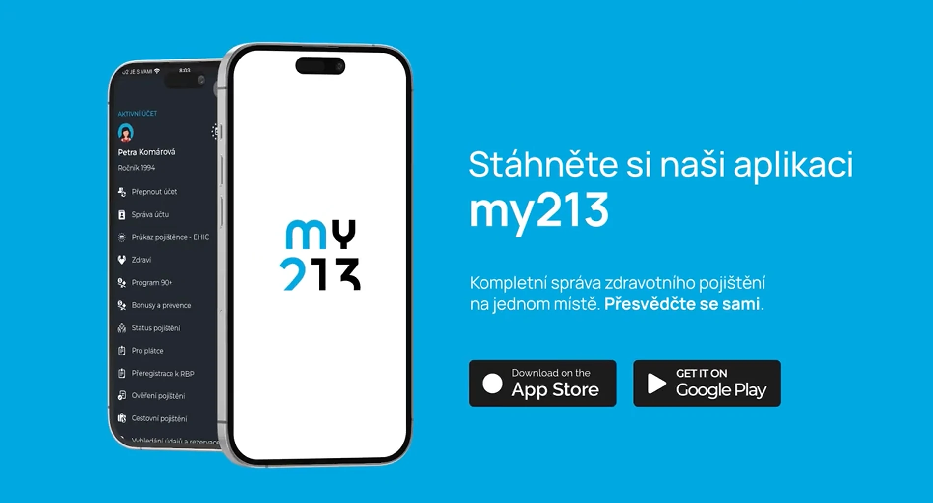 Stáhněte si aplikaci my213