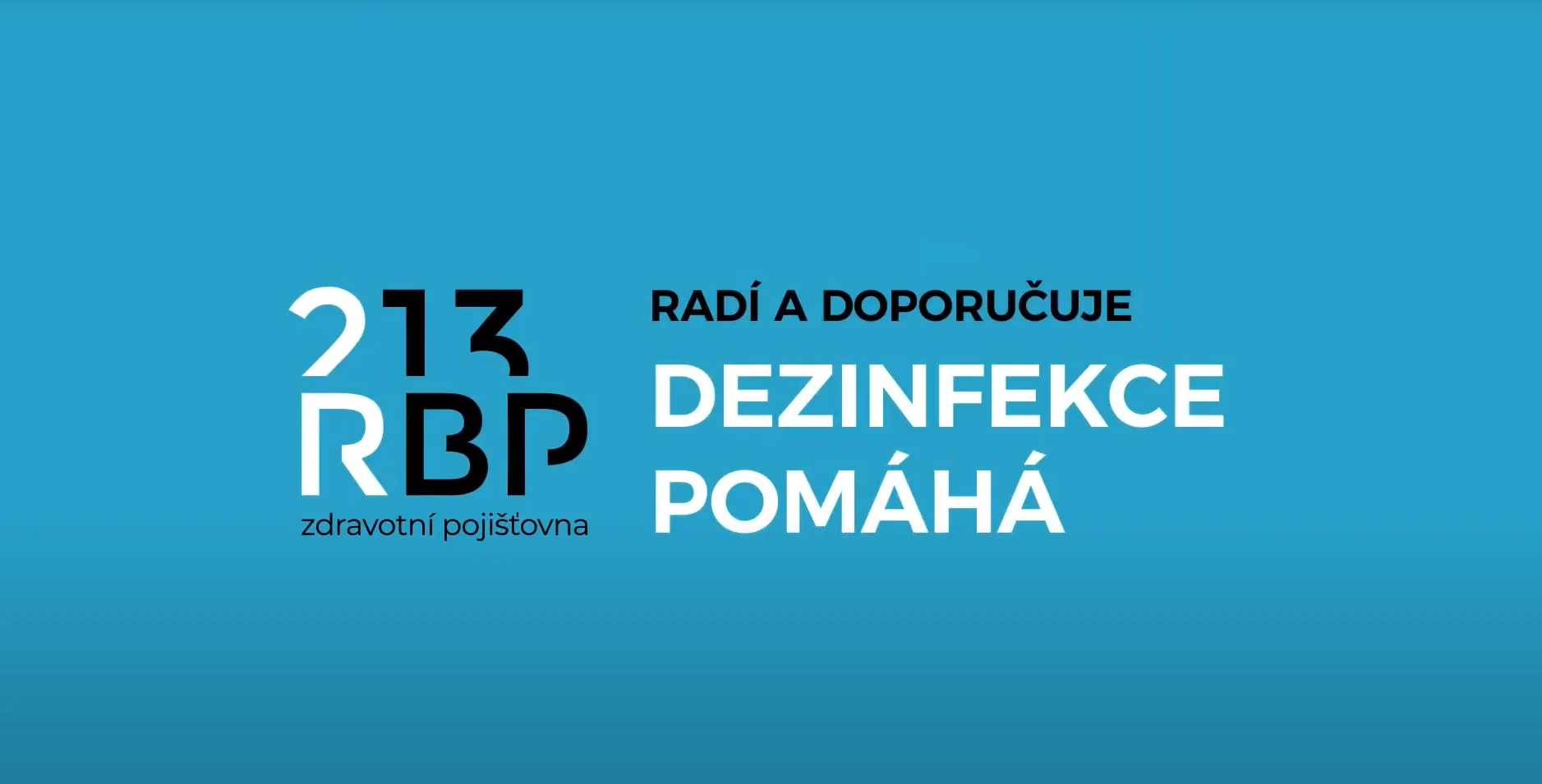 RBP radí - dezinfekce pomáhá