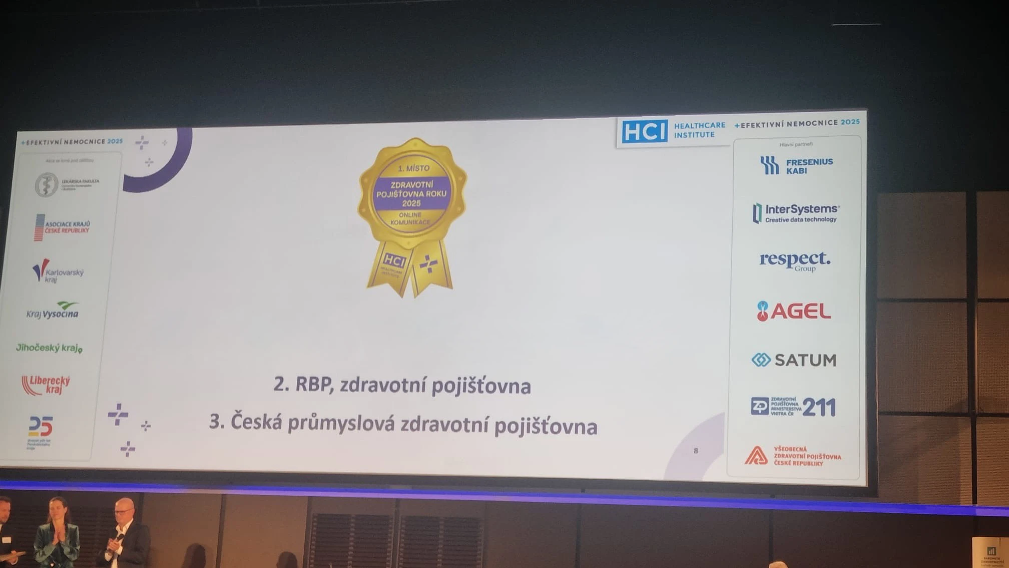 RBP získala několik ocenění v&nbsp;anketě Zdravotní pojišťovna roku 2025